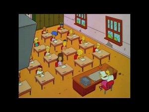The teachers go on strike - The Simpsons
