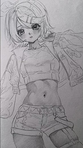 Anime Girl Drawing #drawing #animeart #art #animegirl #animedrawing #shorts #animeshorts