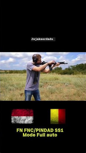Firing test FN FNC (Pindad SS1) full auto. #fnfnc #ss1