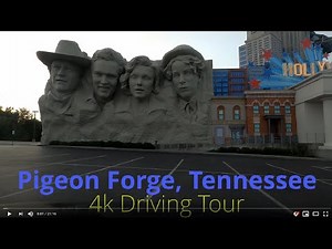 Pigeon Forge, Tennessee | 4k Driving Tour | Dashcam POV | No Traffic!