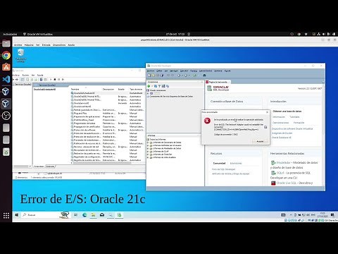 Error de E/S: The Network Adapter could not establish the connection. Oracle 21c xe + SQLDeveloper