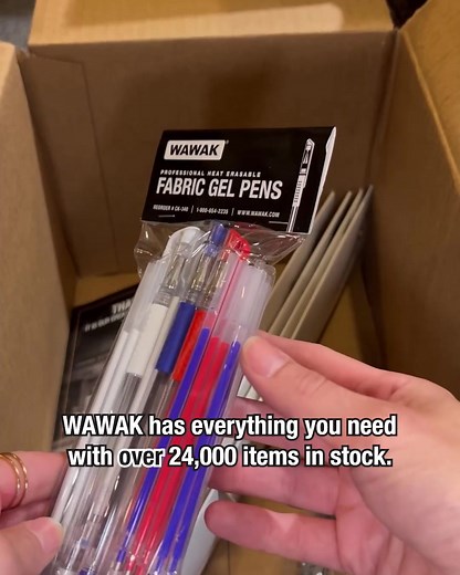 👋 Okay, sewists, this one's for you! WAWAK is your one-stop shop for professional-grade sewing supplies. ✨ Unbeatable prices 🚚 FREE shipping on orders $99 🧶 Over 24,000 products ✅ Trusted for over 100 years Start shopping now at WAWAK! | WAWAK Sewing Supplies