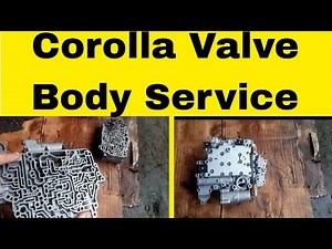 Toyota Corolla U340e Valve Body Service, Location of Solenoids & Check balls ‪@autogeartech9436‬
