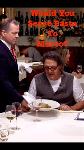 Would You Serve Pasta To Marco? #marcopierrewhite #chef #cooking #restaurant #pasta #rower #food