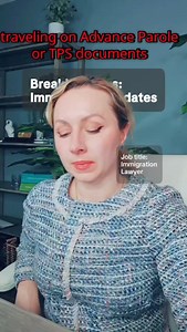 94 reactions · 6 comments | Is it safe to travel on Advance Parole or TPS travel document at this time? #traveldocument #immigrationlaw #newyorkimmigrationlawyer #Deportation | New York Immigration Lawyer | Facebook