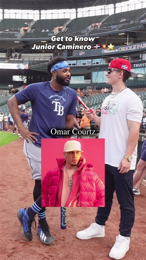 Junior Caminero is only 23 years old and is already one of the best hitters in the world🇩🇴🔥Bro already has a career’s worth of highlights and he’s been a massive part of the first place Tampa Bay Rays’ success🦾 It’s crazy that Cleveland traded him back in 2021 for Tobias Myers😅 What’s your favorite Junior Caminero moment?👀 #baseball #beisbol #mlbdominicana #worldbaseballclassic #omarcourtz