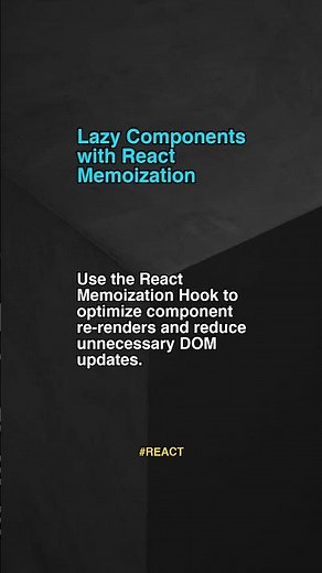 Lazy Components With React Mem