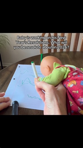 Your Grandma Green on Instagram: "Will you write down a New Year’s resolution? A resolution is when you resolve to either do or not do something. These can be very personal objectives. If you wish to share them with your grandma Green, I would love to read about them in the comments. #newyearsresolution #children #motivation #makebelieve"