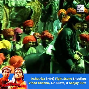 1.4M views · 27K reactions | Kshatriya (1993) is an action film directed by J.P. Dutta, featuring an ensemble cast including Sunil Dutt, Dharmendra, Vinod Khanna, Sunny Deol, Sanjay Dutt, Rakhee Gulzar, Meenakshi Seshadri, Raveena Tandon, Divya Bharti, and Sumalatha. Here is a short video clip of the shooting of the climax scene. Let’s watch it. #kshatriya #SunilDutt #Dharmendra #VinodKhanna #SunnyDeol #SanjayDutt #bollywood #ontheset #flashback #filmmaking #Lehren | Lehren | Facebook
