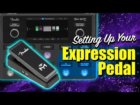 Fender Tone Master Pro - How To Set Up Your Expression Pedal!