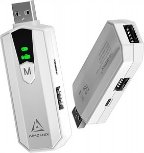 AX200PRO Keyboard Mouse Adapter for PC, NS, N-Switch 2 | FPS & TPS Shooting Game Converter | Smart Joystick, Macro Function, 360 Turn Assist, Recoil Stability, App Config Profiles - Walmart.com