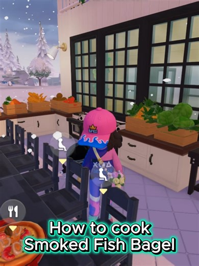 How to cook smoked fish bagel #heartopia #heartopiagameplay #heartopiagame #heartopiaPH #heartopiaofficiallaunch #heartopiacooking