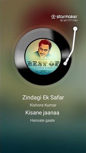 Heard Zindagi Ek Safar like this before? Check out my cover on StarMaker! #youtuber #old #voice