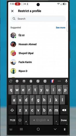 How to Restrict Someone on Facebook Messenger #shorts