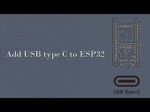 Add type C to ESP32 project with KiCad