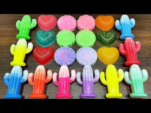 LIVE : Looking for Cactus, Flowers & Hearts in Colorful Slime Box! #15