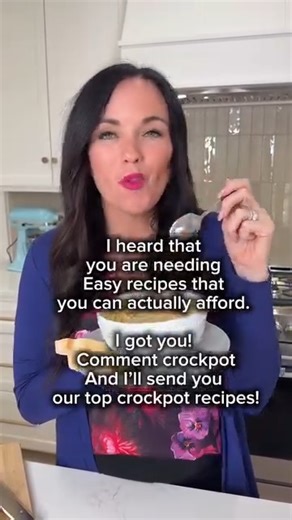 Busy day. Hungry family. Zero time. These easy crockpot recipes do the work for you 🙌 Toss it in, live your life, come back to dinner done. Comment CROCKPOT and I’ll send you our top recipes ❤️ | Eating on a Dime