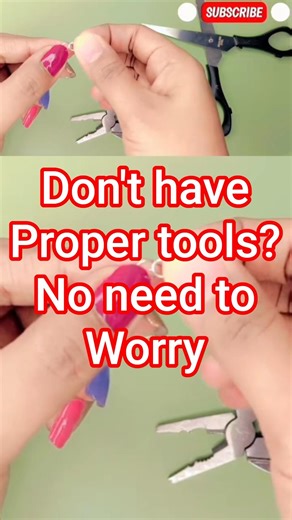 making metal Chain with simple tools at home