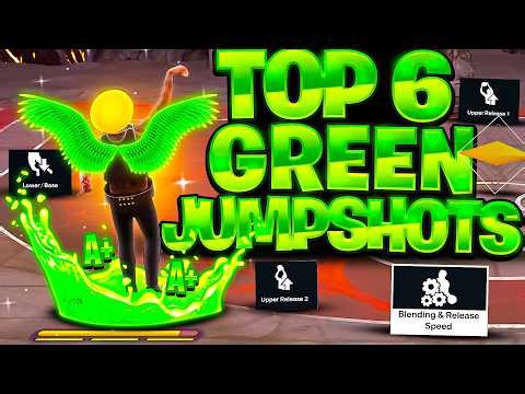 UNSTOPPABLE TOP 6 BIGGEST GREEN WINDOW JUMPSHOTS NBA 2K26 BOTH GEN BEST JUMPSHOT NBA2K26