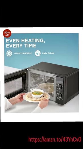 https://amzn.to/3Xrx5bj | Best Microwave Under ₹5000 Midea 20L Solo Microwave | 50% OFF Amazon Deal!