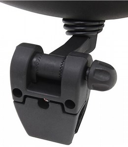 CIPA Comp II Rearview Boat Mirror - Convex - Windshield Mount - 11" Long x 4" Wide - Black CIPA Boat