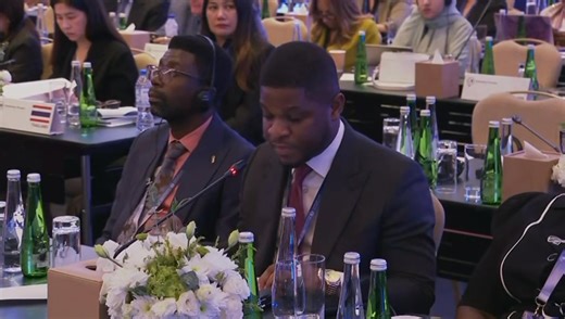 209K views · 8.1K reactions | The CEO of the Ghana Gold Board, Sammy Gyamfi Esq., delivered a brief yet impactful speech yesterday at the Ministerial Meeting of the Kimberley Process Certification Scheme in Dubai, which was recognized as the best speech of the event. | Ghana Goldbod | Facebook