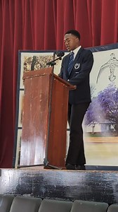 2026 Head Boy, Mondli Nkolomi. Welcome our Form One boys and girls to our wonderful school yesterday💙 #falconcollege #Falconfamily #jointhetribe #proudlyfalcon | Falcon College