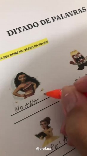 Corrigindo Atividades de Alfabetização para Crianças