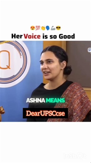 Her voice is so good👍😊 || ias toppers interview