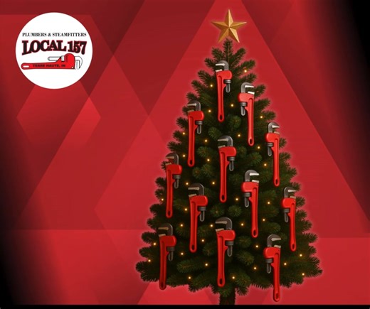 This holiday season, we’re thankful for our members, their families, and the communities we serve. From all of us at Local 157, Happy Holidays! #UALocal157 #HappyHolidays #HolidaySeason | Plumbers & Steamfitters Local 157