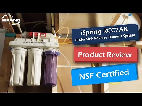Product Review - iSpring RCC7AK NSF Certified Reverse Osmosis Water Filter System | Best-selling RO