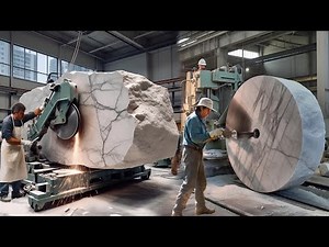 How Marble Is Made from Mountain Stone | The Incredible Manufacturing Journey!