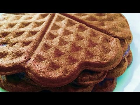 Rezept: Super saftige Schokoladenwaffeln / Schoko Waffeln ganz einfach gemacht