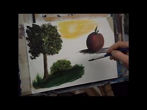 SIMPLE , Easy Acrylic Glazing Techniques , Painting , clive5art