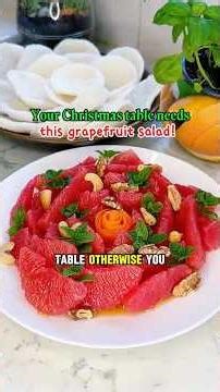 The Best Way to Eat Grapefruit - Grapefruit Salad Recipe You Will Need!