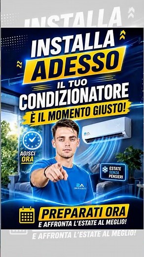 ☀️ Installa un impianto di condizionamento con noi di 2A IMPIANTI