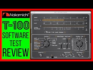 Nakamichi T-100 Analog Digital Simulator Software Review. Cheap Tape Deck Analyzer.