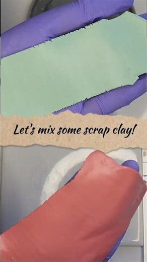 Let's mix some scrap clay - Part 1 #polymerclay
