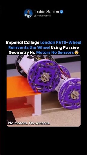 Imperial College London PATS-Wheel Reinvents the Wheel With Pure Geometry 🤯
