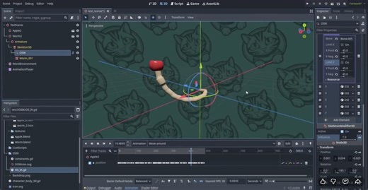 Custom Free IK System For Godot Engine