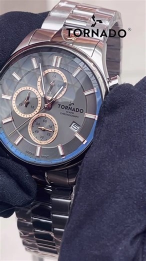 TORNADO chronograph #brand #watchtok #watchlover #trending #ticktock #watchaddict #reels #viral #foryou #foryoupage #watch #smarttime #video #look #trending#tornado