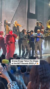 4K views · 12K reactions | The Ultimate Icon himself performed at the 2025 BET Awards in Los Angeles—and brought legendary energy to the stage. From the red carpet to the spotlight, Snoop proved why he’s an icon in every sense. #BETAwards | Billboard Hip-Hop | Facebook