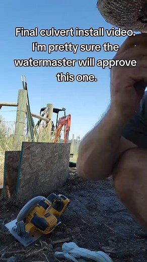 final culvert install video #watermaster #irrigation #icdwiw | aaronsbitofeverything
