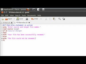 Shell Scripting Tutorials-29: The 'if-then-else' Statement