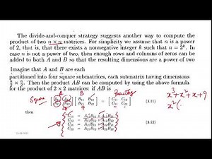 Strassen's Algorithm USING DIVIDE AND CONQUER: How to Multiply Matrices Faster with APPROACH?