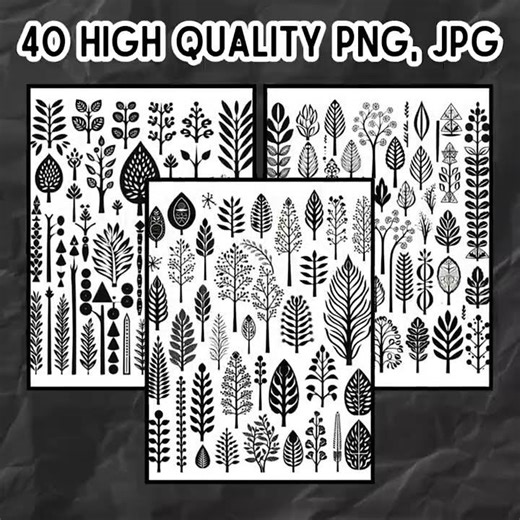 Zentangle Leaf Practice Sheets — Printable Patterns for Relaxation