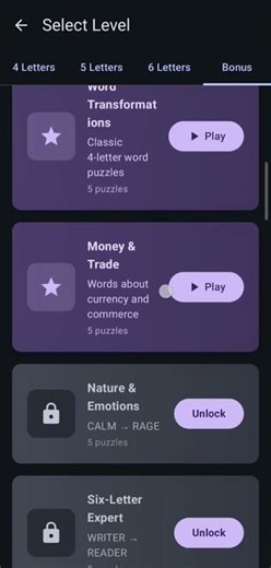 WordPath – Word Ladder/Puzzle Gameplay Overview