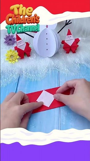 Make a Paper Santa in 30 Seconds! 🎅✨ Easy Christmas Craft for Kids