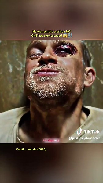 Papillon movie (2018) This prison was designed to break him, but he had a secret weapon. 🥥⛓️ Can he make it out alive? The ending is intense! 😱 #movierecap #movietok #tiktokusa #filmtok #mustwatch