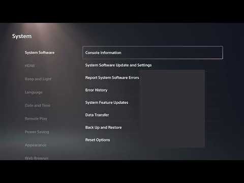PS5 How to Check & view Console Information